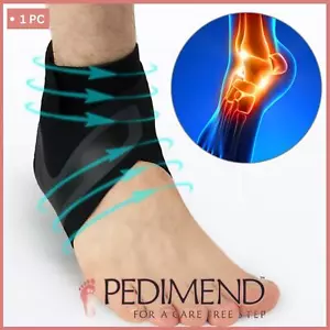 Ankle Support Brace Strap Foot Tendon Plantar Fasciitis Pain Relief Compression - Picture 1 of 11