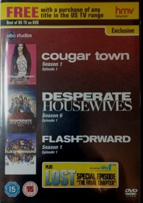 COUGAR TOWN DESPERATE HOUSEWIVES FLASHFORWARD DVD NEW SEALED + LOST EPISODE #PB - Image 1 of 2