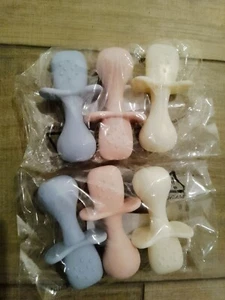 Silicone Baby Spoons Self Feeding 6+ Months - Infant Toddler Utensils - 6 Pack - Picture 1 of 6