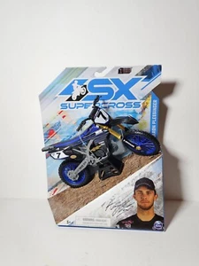 SX Supercross Aaron Plessinger 1:10 Scale Black Yamaha Motorcycle 1st Edition #7 - Picture 1 of 8