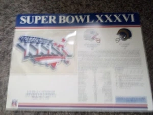 Super Bowl XXXVI Patch - Picture 1 of 2