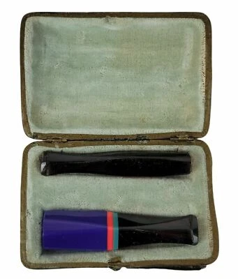 Vtg Art Deco Cherry Amber Bakelite Cheroot Cigar Cigarette Holder Tips Catalin - Image 1 of 4