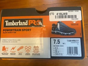 Timberland Pro Powertrain Sport Aleación Puntera de Seguridad - Azul Talla 7.5 Nuevo Nunca Usado - Imagen 1 de 2