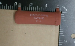VINTAGE REMIX WIRE WOUND RESISTOR 30 WATT 1000 Ω OHMS 1kΩ NOS - Picture 1 of 4
