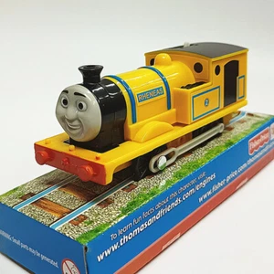 NIB TRACKMASTER THOMAS & FREINDS MOTORIZED BATTERY TRAIN -YELLOW RHENEAS HEAD - Picture 1 of 5