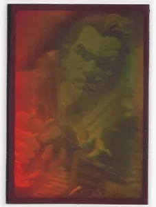 1995 Fleer Batman Forever TWO FACE HOLOGRAM METAL INSERT - Picture 1 of 2