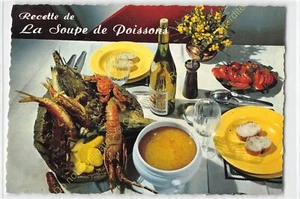 Tarjeta Postal Dentelee Recetas Cocina Sopa Peces Emilie Bernard n20 2 - Picture 1 of 2