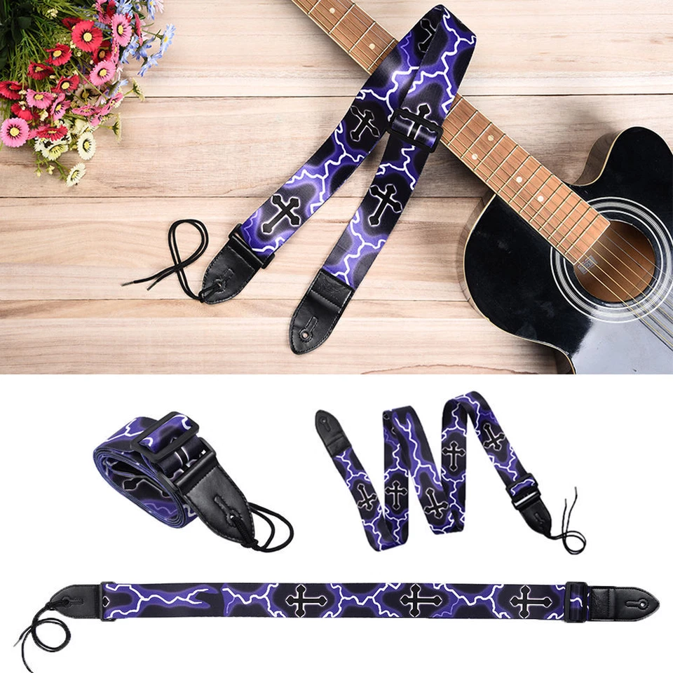  KING LONG ADJUSTABLE GUITAR STRAP - Electric Acoustic Bass Guitar (NEW)Unsealed - image 1 of 1
