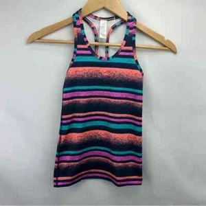 Ivivva (lululemon) Striped Racerback Tank Top (7) - Picture 1 of 3