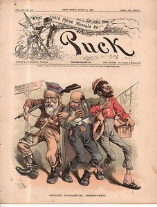 1887 Disco Giugno 15 - Collina, Pulitzer E Dana Hope Per Il Presidenza - Picture 1 of 1