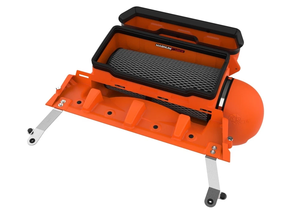 AFE Magnum FORCE Stage-2 Orange Ed Cold Air Intake System for 21-23 RAM 1500 TRX - Image 1 of 1