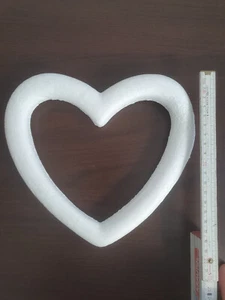 5x Styropor-Herzen 20x20 cm, Restposten, Dekoration, Deko, Hochzeit - Bild 1 von 2