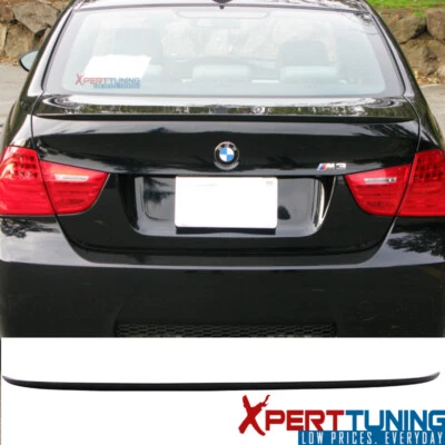 Fits 06-11 BMW 3-Series E90 M3 Style Painted #668 Jet Black Trunk Spoiler Wing Foto 1 de 4