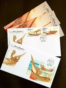 [SJ] Malaysia Traditional Boats 2022 Ship Transport Vehicle (FDC) *odd - Picture 1 of 7
