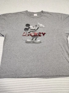 Disney Store Mickey Mouse Original Gray Mens XL T-shirt - Picture 1 of 10