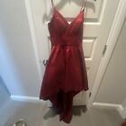 B. Smart Formal Dress New 9/10 High To Low Shimmer Red  Lined Tutu Prom