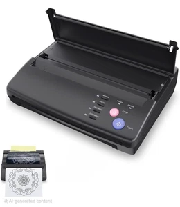 LIUMATE Tattoo Transfer Stencil Machine Thermal Copier Printer, Tattoo... - Picture 1 of 8