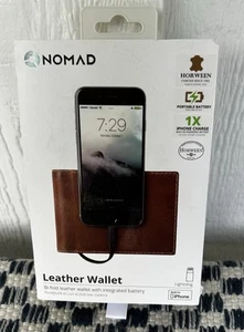 Nomad leather wallet with integrated battery - Picture 1 of 2