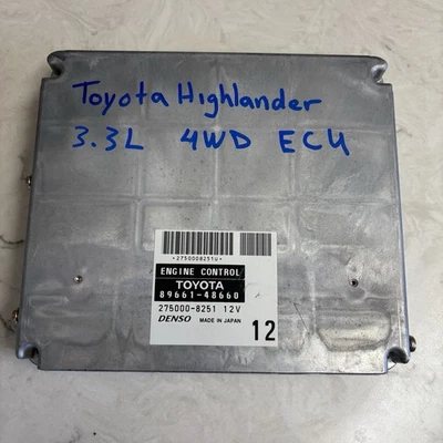 Toyota Highlander 2004 04 3,3 L 4x4 motor control ordenador ecu pcm oem Foto 1 de 4