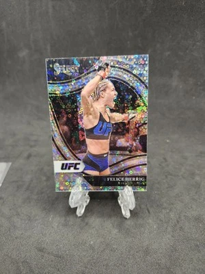 2021 Select UFC 1st Rc Octagonside SILVER Disco SP Felice Herrig - Image 1 of 2