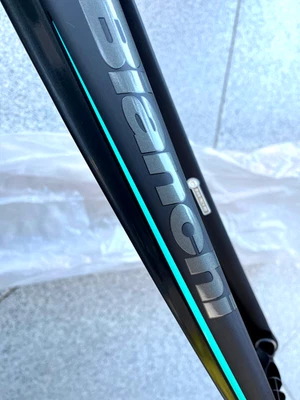 FORCELLA ROAD FORK 28" BIANCHI BLACK INCV-RD FULL CARBON  NEW NOS NUOVA +30cm - Immagine 1 di 4