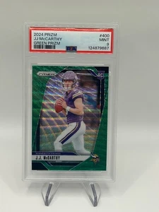 2024 Panini Prizm Green Wave #400 JJ McCarthy VikingS PSA 9 READ DESCRIPTION - Picture 1 of 2