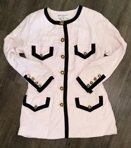 VNT Selling For Gold Black Buttons 6 Large 12 Small Maud Defossez Paris Art Deco - Picture 1 of 16