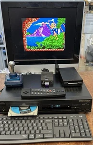 COMMODORE CDTV GOTEK AMIGA 500 600 1200 vintage computer TASTIERA MOUSE WIRELES - Photo 1/6