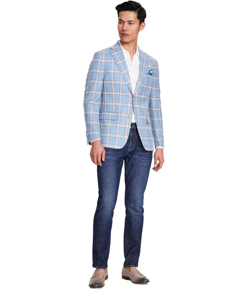 Abrigo a cuadros Tallia para hombre Foto 1 de 1