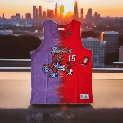 Mitchell & Ness Vince Carter Toronto Raptors Tie-Dye Tank Jersey XL NWT $90 Rtl - Image 1 of 4