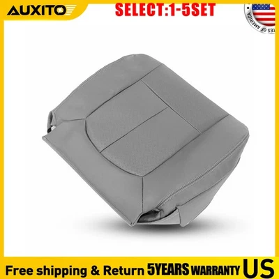 Cubierta de asiento inferior del conductor para F350 F450 2011-2016 Ford F250 F550 XL gris 1-5X Foto 1 de 4