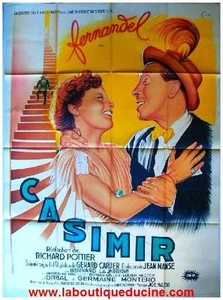 CASIMIR Affiche Cinéma 160x120 cm Movie Poster FERNANDEL RICHARD POTTIER 62x46in - Imagen 1 de 1