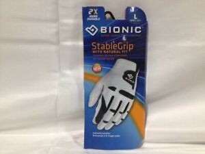Bionic Gloves GGNML Men's StableGrip with Natural Fit Golf Glove Large Left