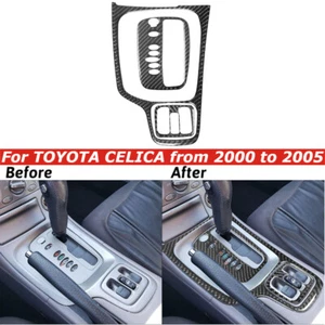 Cubierta de palanca de cambios central de consola de fibra de carbono para Toyota Celica 2000-2005 - Imagen 1 de 13