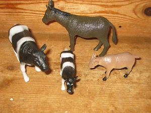 BARMHOFTIERE MUTTER BABY MILCHKUH KALB ZIEGE ESEL SPIELFIGUREN ZU ANDEREN HINZUFÜGEN - Bild 1 von 2