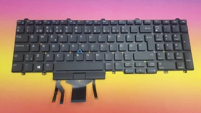 Keyboard SWD Dell E5550 E5570 E5580 Precision 15 17 7000 01XN1N Swedish Backlit - Image 1 of 4