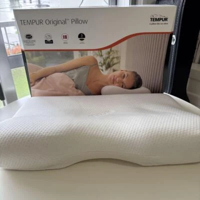 Almohada Ergonómica TEMPUR Millennium (Talla S) Hecha en Dinamarca Almohada Cuello Usada Foto 1 de 4