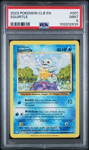 PSA 9 Squirtle 001/034 CLB Blastoise & Suicune ex Deck Pokemon 2023 - Picture 1 of 2