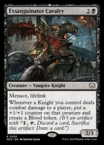 MTG - EXSANGUINATOR CAVALRY - March of the Machine Com (R) - Picture 1 of 1