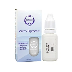 MICROBLADING BioTouch WEISS Pigmentfarbe Permanent Make-up Kosmetik Tattoo 15ml - Bild 1 von 7