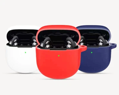 GADGETCOM Silikon Hülle Ersatz Schutzhülle mit Karabiner für Bose QuietComfort Earbuds II