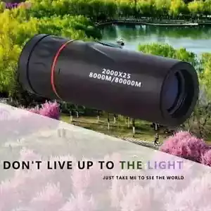 2000X25 Super High Power Portable Waterproof Monocular Telescope Binoculars HD - Picture 1 of 6