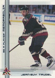 2000-01 BAP Memorabilia #260 JEAN-GUY TRUDEL - Phoenix Coyotes