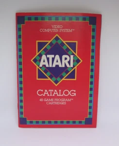 Atari 2600 VCS Catalog Manual - 45 Game Program Cartridges - CO16725 Rev D - VG - Picture 1 of 3