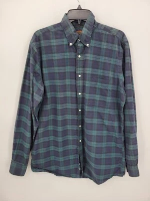 Jos A Bank Shirt Mens 15.5 34/35 Blackwatch Plaid Long Sleeve Button Up Cotton - Image 1 of 4