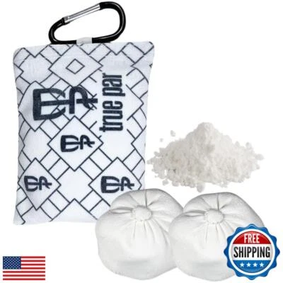 Disc Golf Chalk Bag (White Geometric) - Image 1 of 4