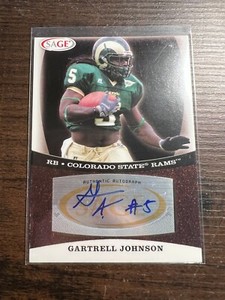A79,291 - 2009 SAGE Autographs Red #26 Gartrell Johnson