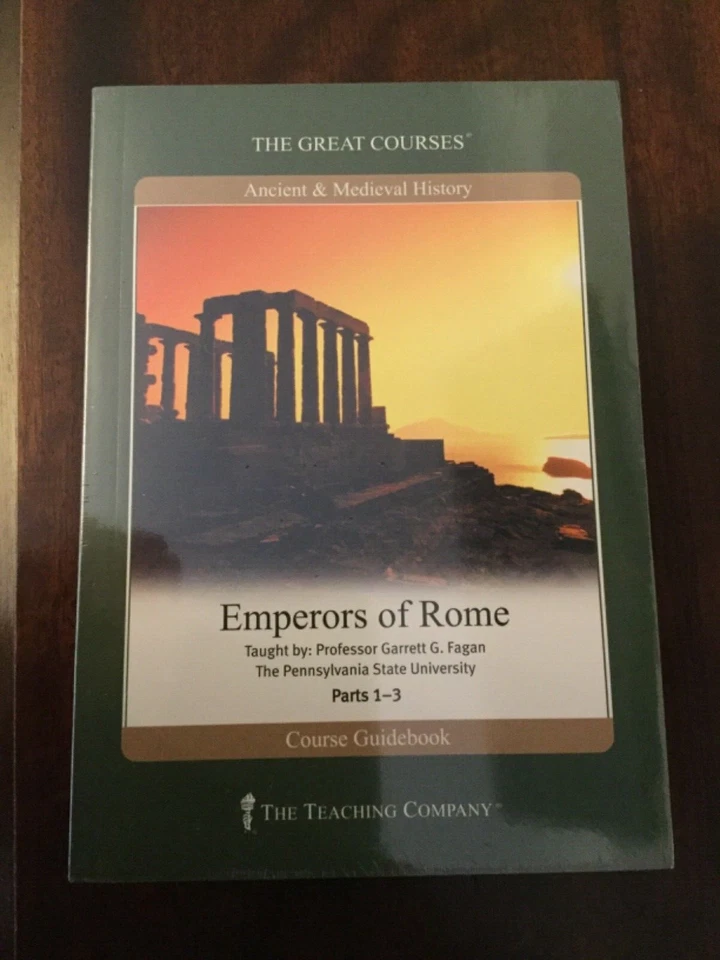 Emperors of Rome The Teaching Course Garrett G Fagan 3 X DVD Book BN