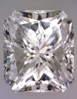 1 carat Radiant cut Diamond GIA report H color SI1 clarity Ideal no fl. loose - Image 1 of 2