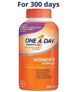Bayer One A Day Women's Multivitamin key nutrients for women 300 Tablets - Picture 1 of 4
